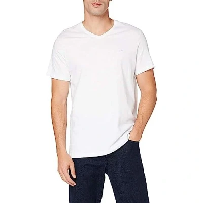 Afbeelding van HUGO BOSS Comfort T shirts relaxed fit (2 pack) heren V hals wit