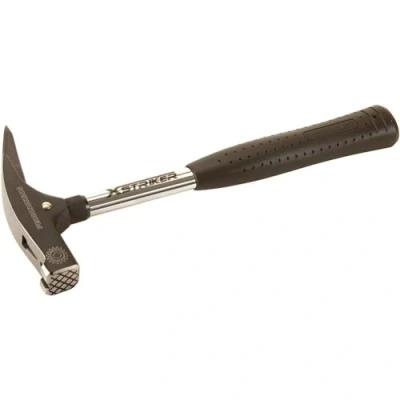 Afbeelding van Peddinghaus Xstriker Latthamer, 570 g, gedeeltelijk gepolijst, met magneet, stalen buissteel, ruwe baan, GS getest, hoogwaardig gesmeed, ergonomische kunststof handgreep
