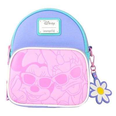 Afbeelding van Disney Loungefly Convertible Backpack Daisy Duck and Minnie Mouse