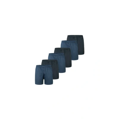Afbeelding van Schiesser 6ER PACK Boxershorts Blau dunkelblau, Heren, Maat: Small, dunkelblau