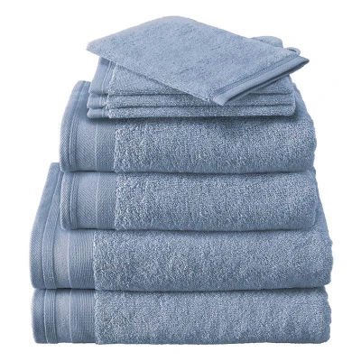 Afbeelding van Handdoek De Witte Lietaer Contessa Stone Blue (50 x 100 cm)(set van 3)