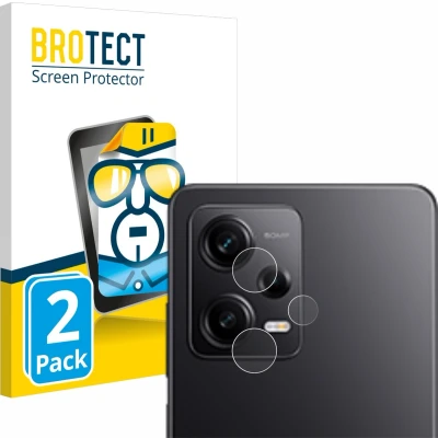 Afbeelding van BROTECT Screenprotector voor Xiaomi Redmi Note 12 Pro 5G (ALLEEN Camera Lens) Folie Beschermfolie transparant (2 Stuks)