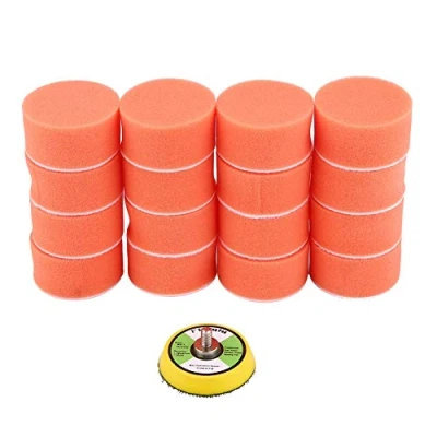 Afbeelding van Polijstpad, Auto Polijstpads, Spons Oranje Herbruikbare 50mm Waxen Polijsten voor Buffer Polijstmachine Schuren