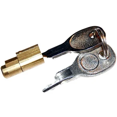 Afbeelding van Onbekende metalen gespsluiting voor aL KO aK7 aK10/2 aK251 aK252 bevestiging en 2 sleutels