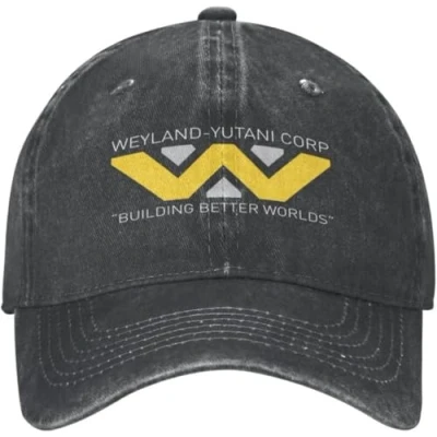 Afbeelding van Baseball Cap Snapback Zonnehoed Aangepaste Katoen voor Mannen en Vrouwen Papa Hoed Verstelbare Alien Streetwear Weyland Yutani Corp Verjaardagscadeau Vrouwen, Kleur, M