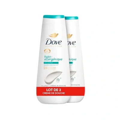 Afbeelding van Dove, Advanced Care Douchecrème, hypoallergeen, dermatologisch getest, 24 uur zacht huidgevoel (2 x 400 ml)