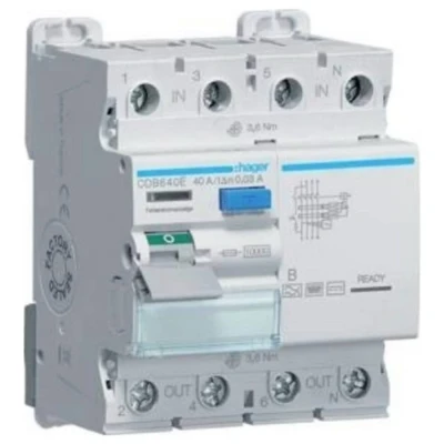 Afbeelding van Hager CDB640E Aardlekschakelaar 40 A 230 V, 400 V