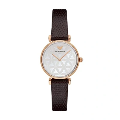 Afbeelding van Emporio Armani Analoog kwartshorloge voor dames AR1990, Riemen.