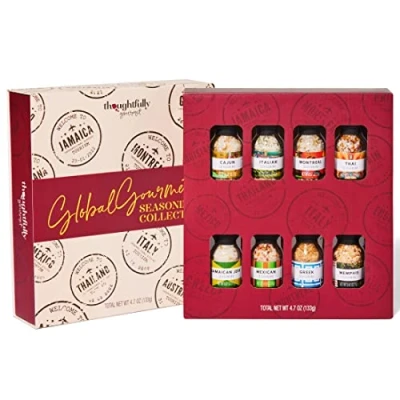 Afbeelding van Thoughtfully Gourmet Kruidenprobeerset, cadeauset met 8 internationaal geïnspireerde kruidenmengsels, set van