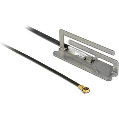 Afbeelding van Delock WLAN 802.11 ac/ax/a/h/b/g/n Antenna MHF® 4L plug 1.6 dBi 1.13 12 cm PIFA internal