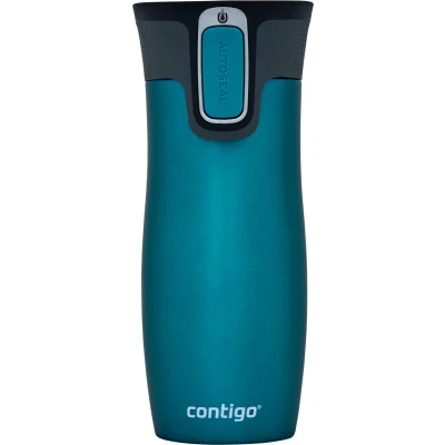 Afbeelding van Contigo West Loop Autoseal thermo mok, roestvrij staal geïsoleerde koffie mok voor onderweg, BPA vrij, lekvrije reis met eenvoudig te reinigen deksel, houdt je warm tot 5 uur, 470 ml
