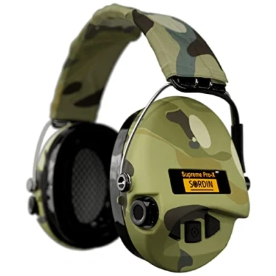 Afbeelding van Sordin Pro X LED Capsule gehoorbeschermers 75302 08 S EN 352 Gelkussen, Camo tape &amp; capsules