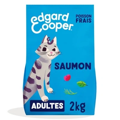 Afbeelding van 2kg Adult Zalm Graanvrij Edgard &amp; Cooper Kattenvoer