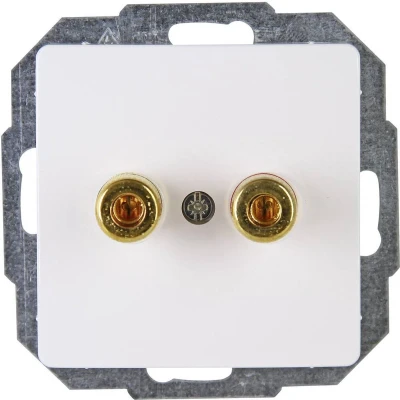 Afbeelding van Kopp 921502009 Luidsprekerstekkerdoos Inzetstuk HK05 Arctisch wit