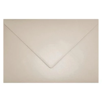 Afbeelding van Netuno 25 parelmoer zand C5 enveloppen 162x229mm Aster Metallic Sand puntflap zonder venster glanzende voor uitnodigingen wenskaarten bedankbriefje