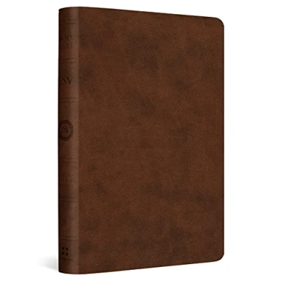 Afbeelding van ESV Value Compact Bible: ESV, Brown, Trutone