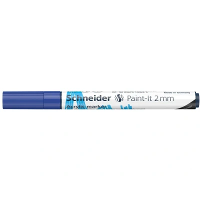 Afbeelding van Schneider acrylmarker Paint it 310 2mm blauw S 120103