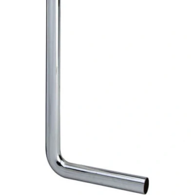 Afbeelding van Viega vloerbuis Ø 40 x 680/220 mm 90 messing chroom