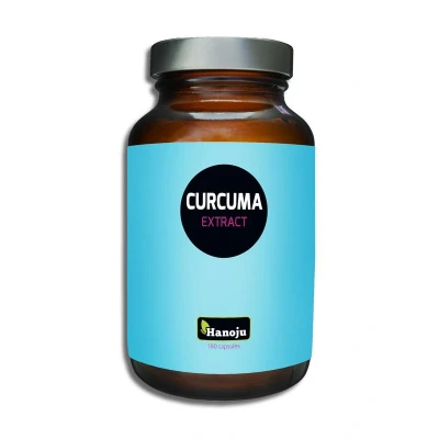 Afbeelding van Hanoju Curcuma Extract 400mg, 180 capsules