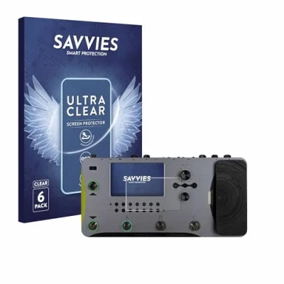 Afbeelding van Savvies Screenprotector voor Mooer GE1000 Folie Beschermfolie transparant (6 Stuks)