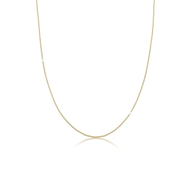 Afbeelding van Elli Basic BOX Chain Ketting goldcoloured, Dames, Maat: 45, Gold coloured
