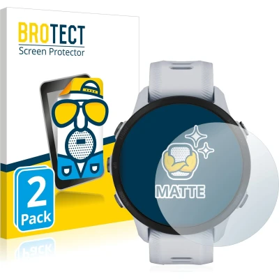 Afbeelding van BROTECT (2 Stuks) Antireflecterende Beschermfolie voor Garmin Forerunner 955 Anti Glare Screen Protector, Mat, Ontspiegelend