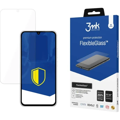 Afbeelding van 3MK hybride glas FlexibelGlas voor Samsung Galaxy A35/A55 5G (1 Stuk, A35), Smartphone beschermfolie, Transparant