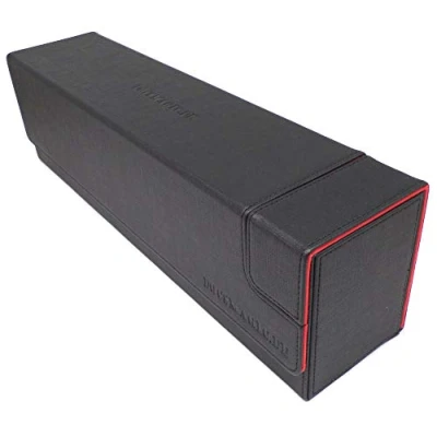 Afbeelding van Docsmagic.de Premium magnetische lade, lange doos, zwart/rood, groot opbergruimte voor kaartendek