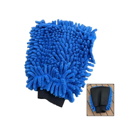Afbeelding van Washandschoen met mesh en dreads voor de boot