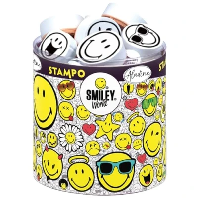Afbeelding van Aladine Stampo Stempel Set Smileys