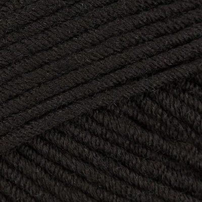 Afbeelding van DROPS Big Merino Uni Colour 04 zwart Wol Garen