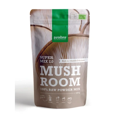 Afbeelding van Purasana Mushroom Mix 2.0 Vegan Bio, 250 gram
