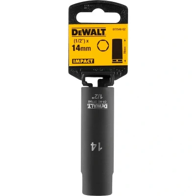 Afbeelding van DeWalt Accessoires Impact dop 14mm 1/2&quot; (Lang 78mm) DT7548 QZ