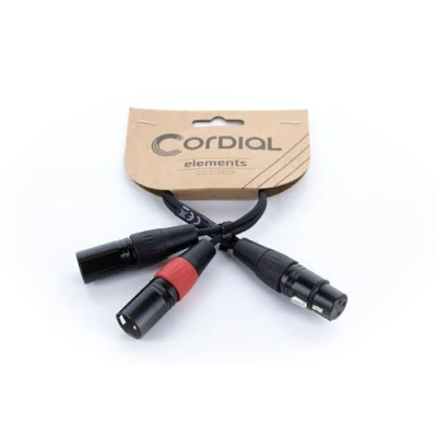 Afbeelding van Cordial EY 0.3 FMM Y Adapterkabel 0,3 m Insert kabel