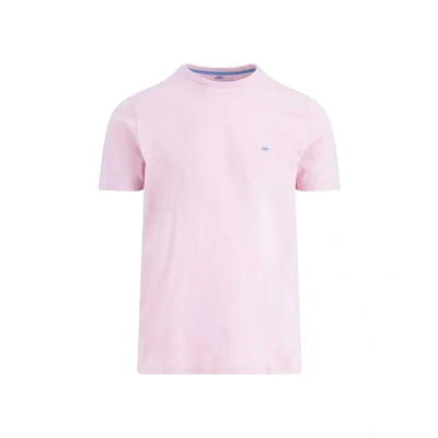 Afbeelding van Fynch Hatton Tshirt basic, Heren, Maat: 3XL, Light pink