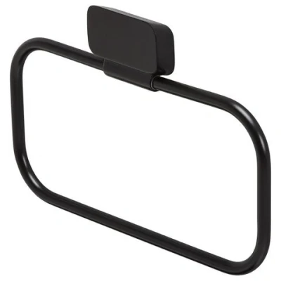 Afbeelding van Geesa shift handdoekring zwart 919904 06