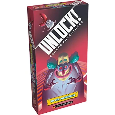 Afbeelding van Space Cowboys, Unlock! In de muizenval, familiespel, raadselspel, 1 6 spelers, vanaf 10+ jaar, 60+ minuten, Duits