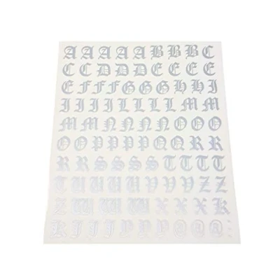 Afbeelding van Quattroerre 1210 kit letters Adesive Gothic