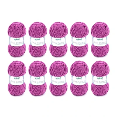Afbeelding van 3360 14 King Cotton 10x50 gram fuchsia