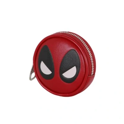 Afbeelding van Deadpool Chibi Cookie Portemonnee met munten, Rood, 8,7 x cm, Eén maat,