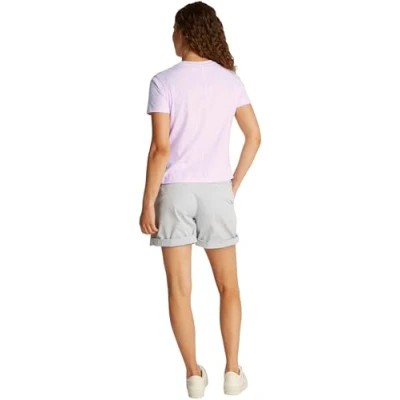 Afbeelding van Tommy Hilfiger SLUB Tshirt basic, Dames, Maat: Small, Light pink