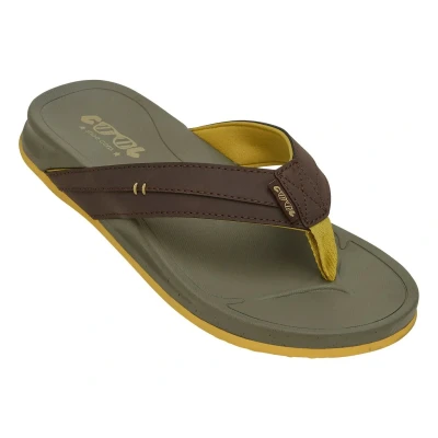 Afbeelding van Cool Shoe Corp. Swap Heren Slippers Kaki Comfortabele Zomerslippers