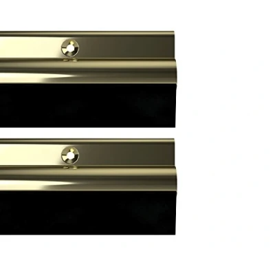 Afbeelding van STORMGUARD 03AM0050914G BDS Bodem van de deur Rubber Afdichting, Goud, 914 mm, Set 2 stuks