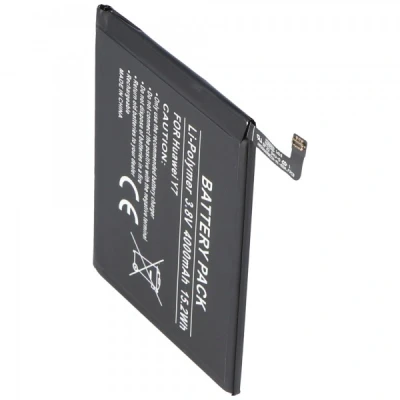 Afbeelding van Batterij geschikt voor Huawei Y7, Li Polymer, 3.8V, 4000mAh, 15.2Wh, ingebouwd, zonder gereedschap