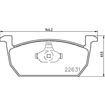 Afbeelding van Brembo Remblokset P 85 167