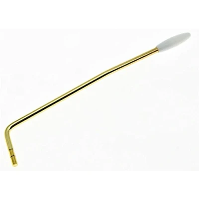 Afbeelding van KAISH Mexico Standaard ST Strat Stijl Gitaar Tremolo Trem Arm Whammy Bar voor Strat/Stratocaster Goud met Witte Tip