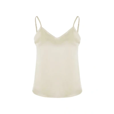 Afbeelding van Urban Classics Top, Dames, Maat: Large, Whitesand