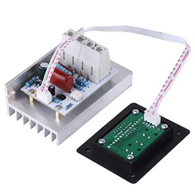 Afbeelding van 10000W SCR regelaar Dimmer AC 220V 80A Spanningsregelaar PWM Snelheidsregeling Thermostaat