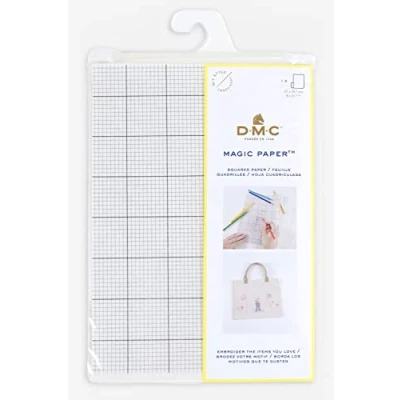 Afbeelding van DMC Magic Paper mediuma4 wateroplosbaar blad, papier, wit, 21 x 0,02 29,5 cm