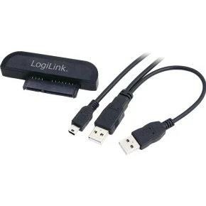 Afbeelding van LogiLink AU0011 kabeladapter/verloopstukje usb 2.0 naar SATA